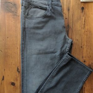 Mens Gray Jean, Hudson, Blake Slim